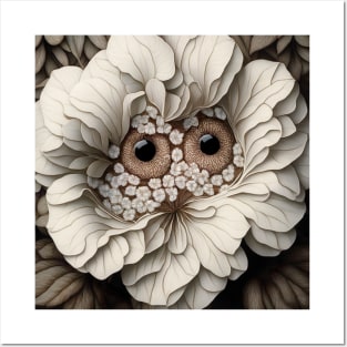 [AI Art] Eye Of Hydrangea, Art Deco Style Posters and Art